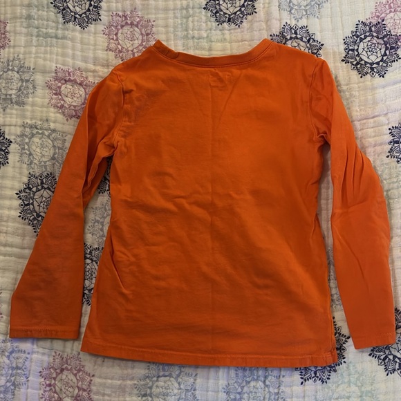 Halloween long sleeve Orange top with girls dressed up in costumes Size XS 4 - Picture 5 of 5
